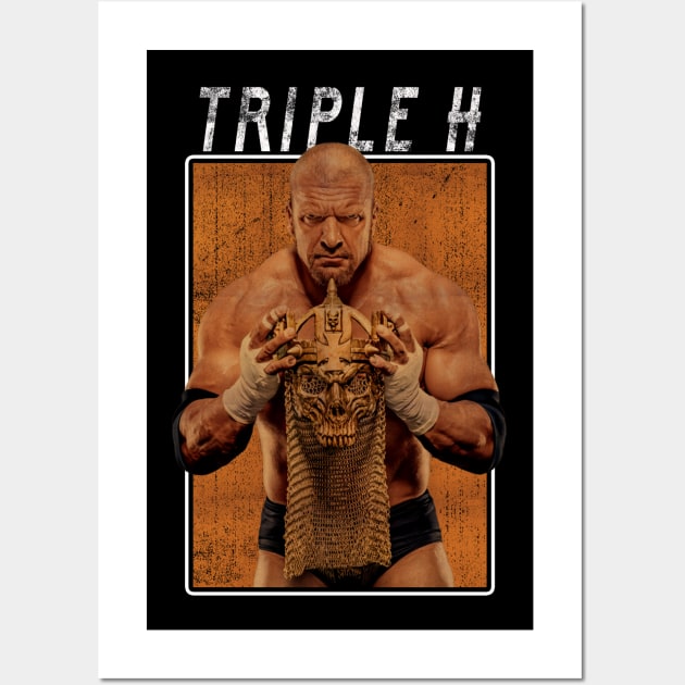 Vintage Triple H Wall Art by The Gandol